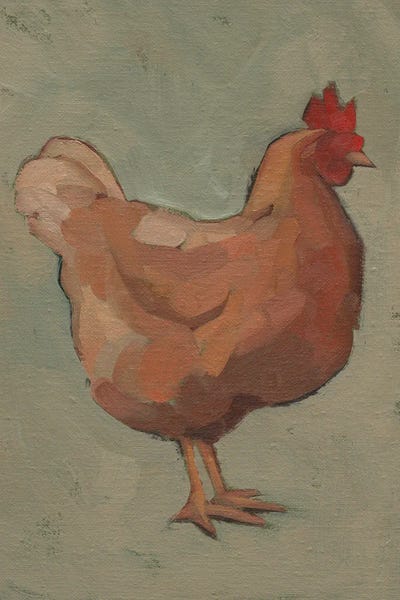 Chickens & Roosters: Egg Hen I by Jacob Green