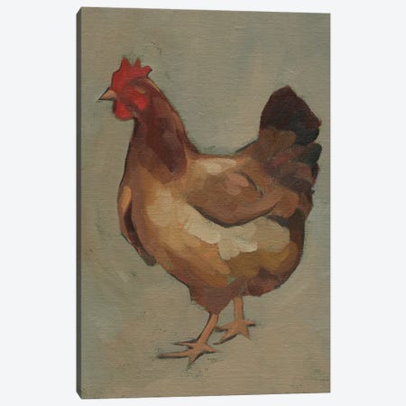 Egg Hen II Canvas Print #JCG133} by Jacob Green Canvas Art