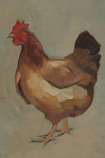 Chickens & Roosters: Egg Hen II by Jacob Green
