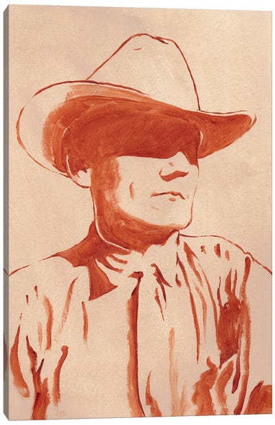 Man of the West I Canvas Art Print - Cowboy & Cowgirl Art