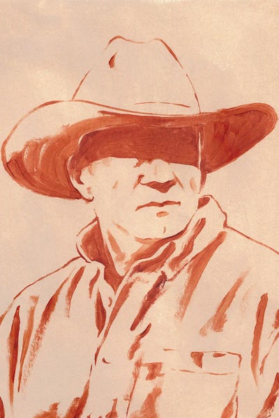 Western Décor: Man of the West III by Jacob Green