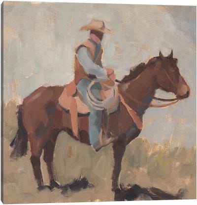 Ranch Hand I Canvas Art Print - Cowboy & Cowgirl Art