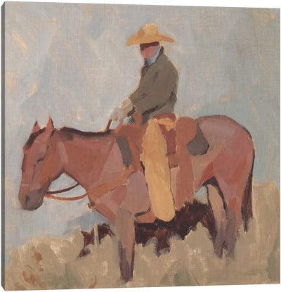 Ranch Hand II Canvas Art Print - Cowboy & Cowgirl Art