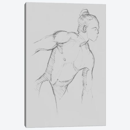 Male Torso Sketch II Canvas Print #JCG190} by Jacob Green Canvas Art