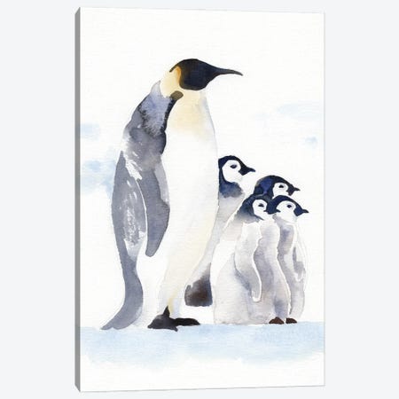 Emperor Penguins I Canvas Print #JCG238} by Jacob Green Canvas Art Print