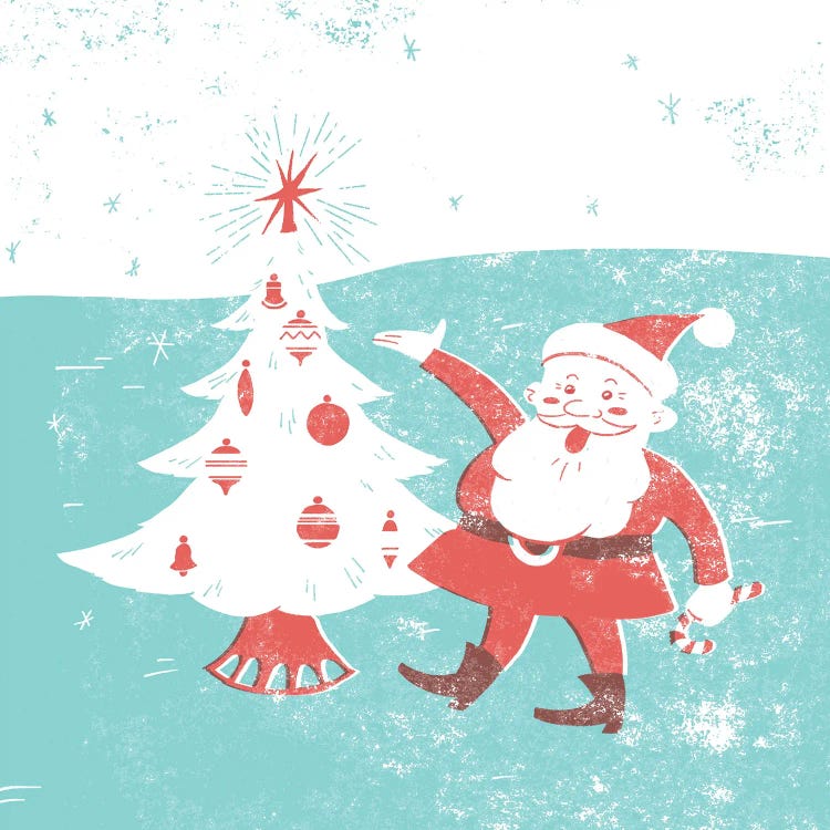 Mid-Century Christmas I by Jacob Green wall art