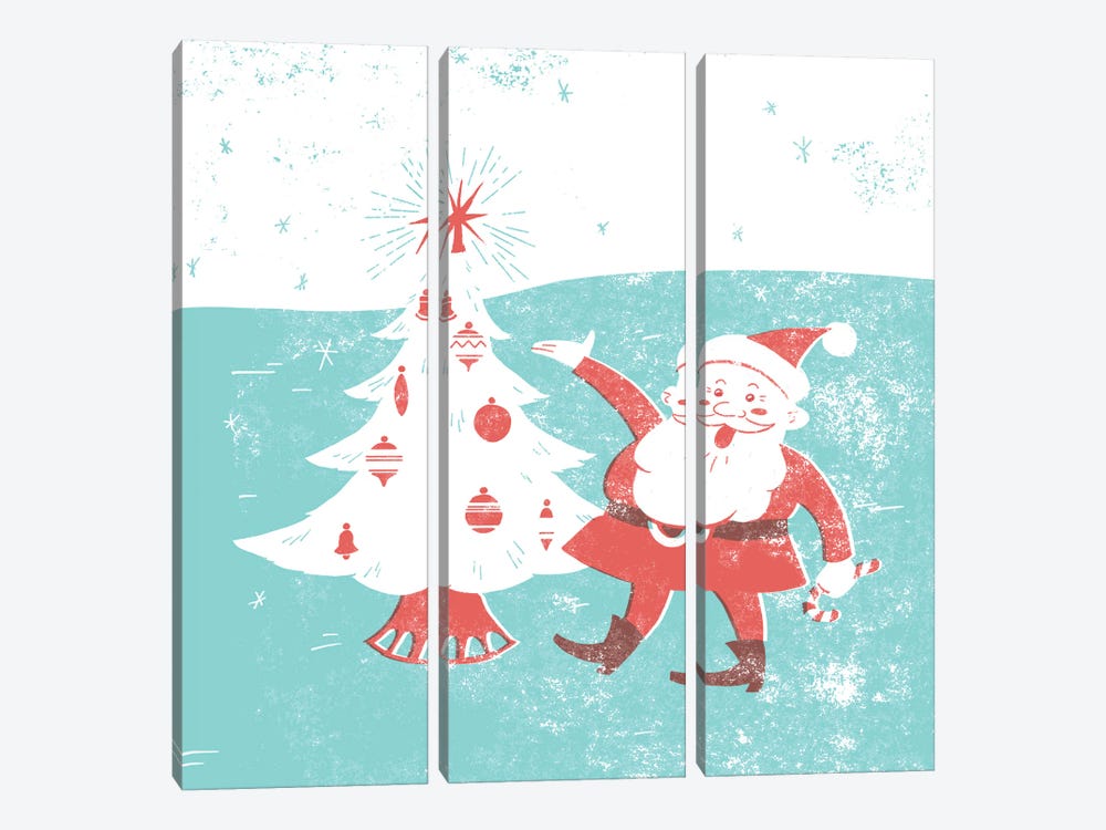 Mid-Century Christmas I by Jacob Green 3-piece Canvas Wall Art