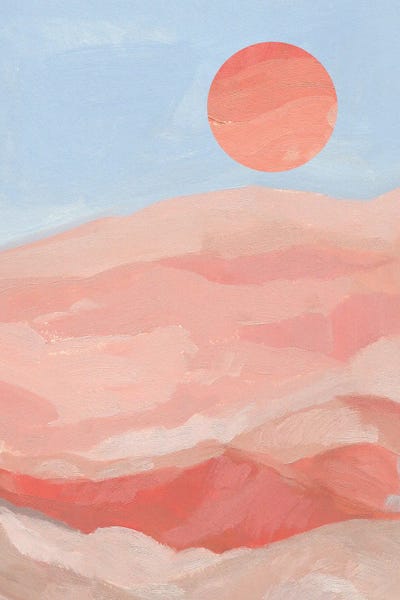 Large Minimalist Art - Canvas Prints: Summer Sun I by Jacob Green