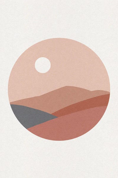 Deconstructed Desert I by Jacob Green framed canvas print