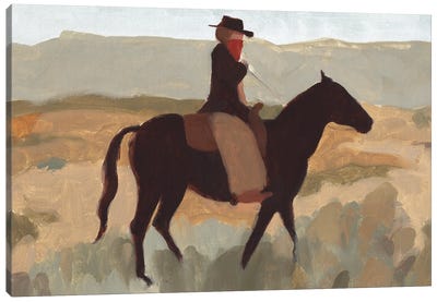 Folk Bandit I Canvas Art Print - Horseback Art