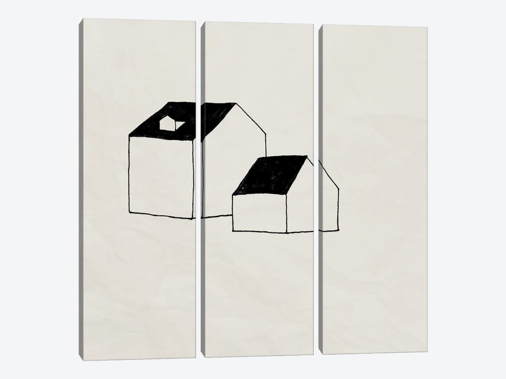 Simple Structures II by Jacob Green 3-piece Canvas Artwork