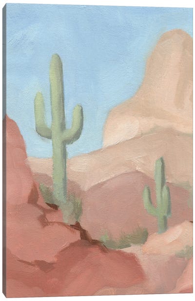 Sunny Saguaro IV Canvas Art Print - Jacob Green