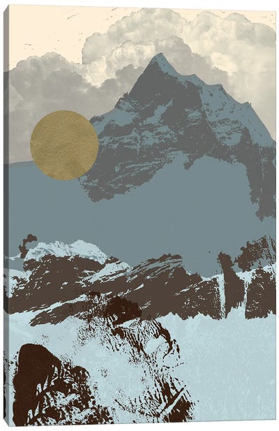 Pop Art Mountain I Canvas Art Print - Jacob Green