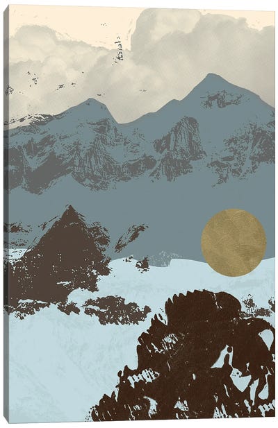 Pop Art Mountain II Canvas Art Print - Jacob Green