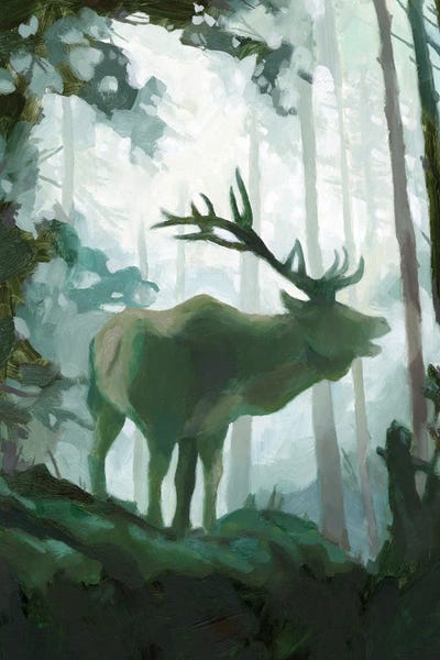 Elk: Elemental Animals II by Jacob Green
