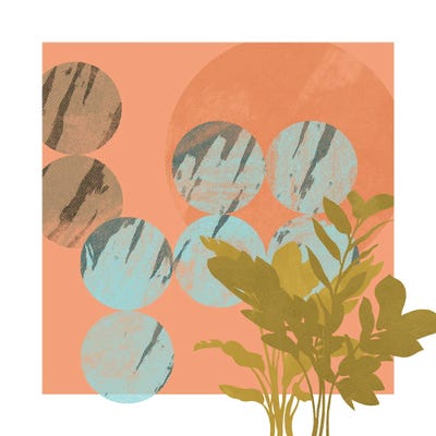 Halftone Dots II by Jacob Green canvas print