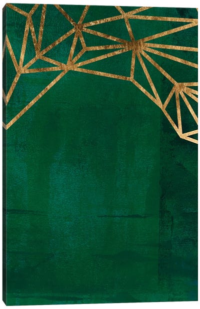 Jungle Web II Canvas Art Print - Green with Envy