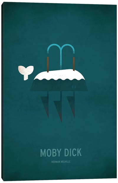 Moby Dick Canvas Art Print