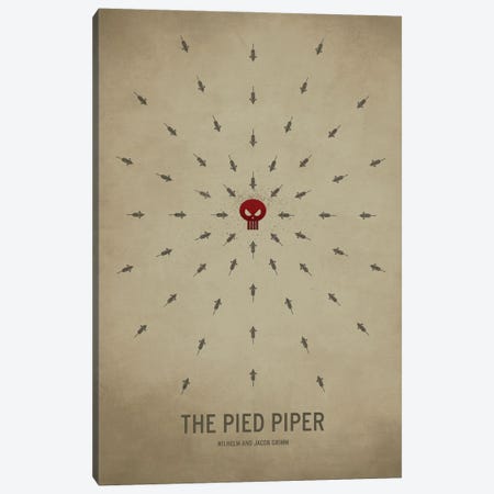 The Pied Piper Canvas Print #JCK8} by Christian Jackson Canvas Art Print