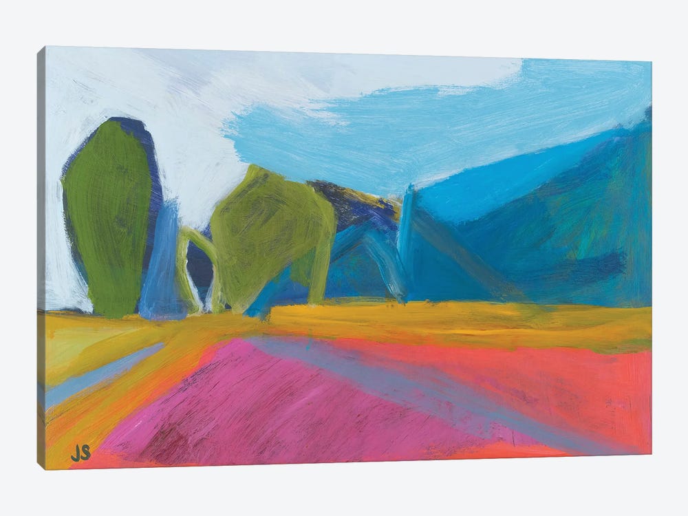 Trailhead At The Farm by Jessica Singerman 1-piece Canvas Print