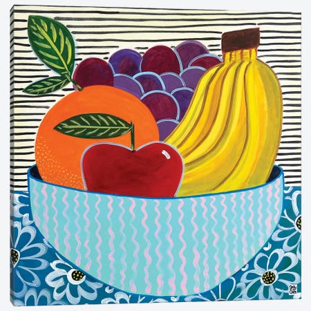 Fruit Bowl Canvas Print #JCN11} by Jelly Chen Canvas Art Print
