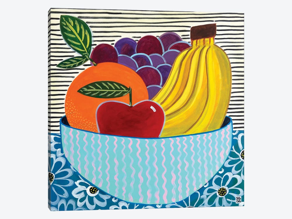 Fruit Bowl by Jelly Chen 1-piece Canvas Art