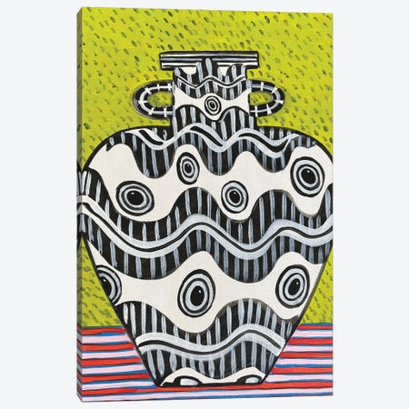 Squid Eye Vase Canvas Print #JCN34} by Jelly Chen Canvas Artwork
