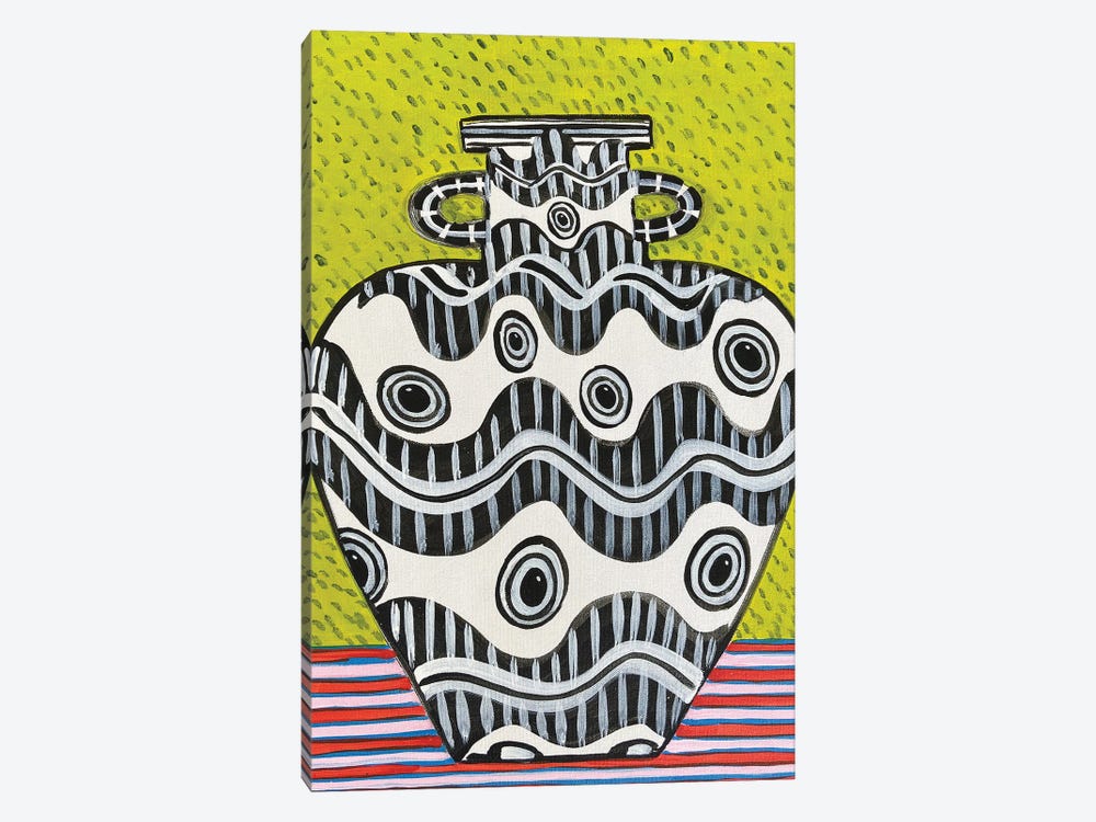 Squid Eye Vase by Jelly Chen 1-piece Canvas Art Print
