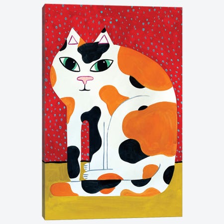 Calico Canvas Print #JCN5} by Jelly Chen Art Print