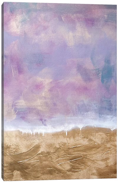 Exotic Traveler II Canvas Art Print - Purple Abstract Art