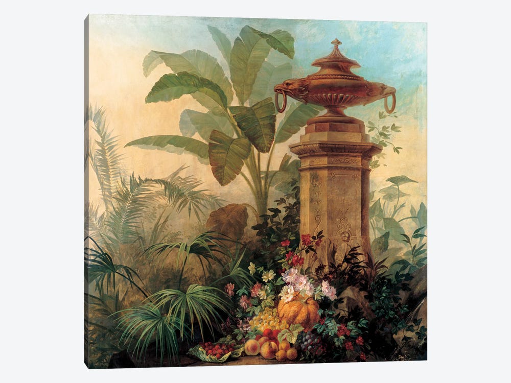 Flowers And Tropical Plants by Jean Capeinick 1-piece Art Print