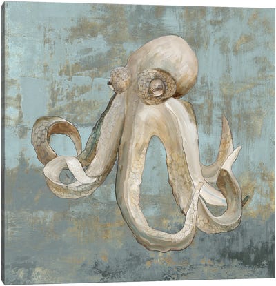 Octopus Dance Canvas Art Print - Octopus Art