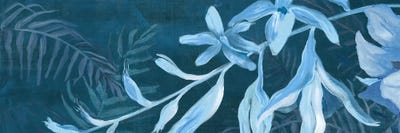 Blue Bloom Symphony by Jacob Q framed canvas print