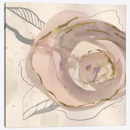 Rosy Flower I Canvas Print #JCQ20} by Jacob Q Canvas Art Print