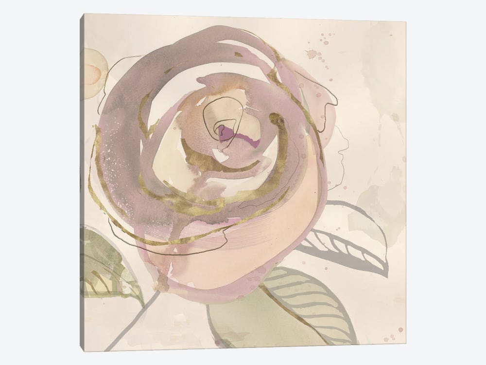 Rosy Flower II by Jacob Q 1-piece Canvas Wall Art