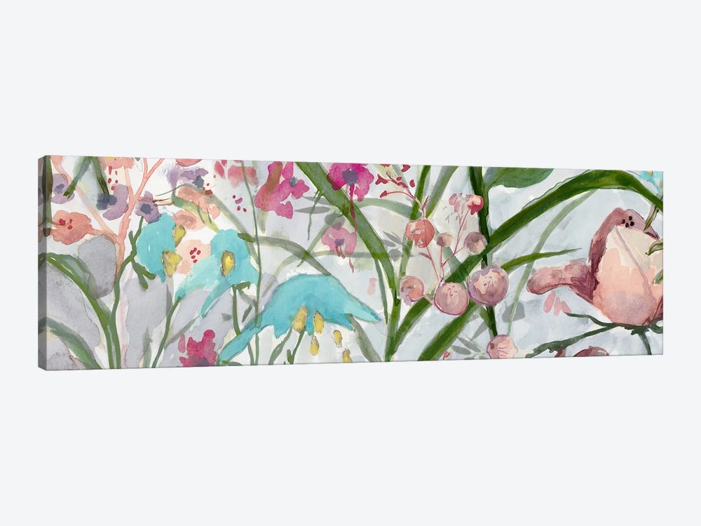 Serenade of Pastel Blooms by Jacob Q 1-piece Canvas Wall Art