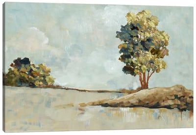 Sunlit Landscape Canvas Art Print
