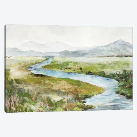 Blue Stram River Canvas Print #JCQ28} by Jacob Q Canvas Print