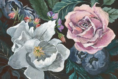 Floral Grandeur by Jacob Q framed canvas print