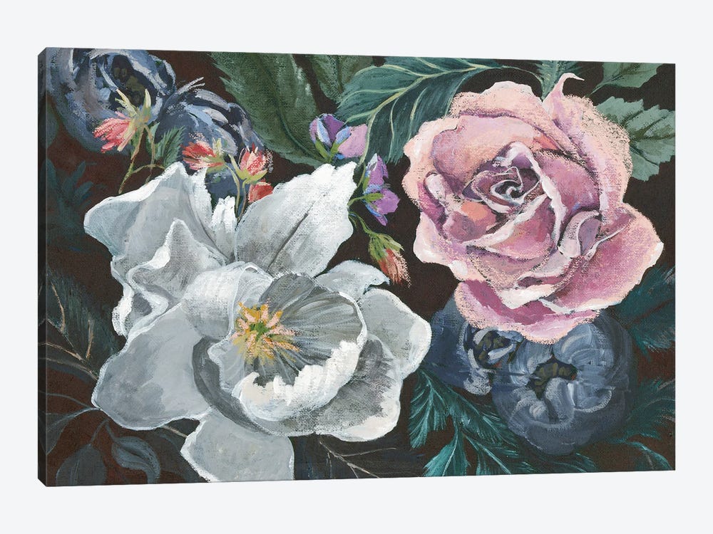 Floral Grandeur by Jacob Q 1-piece Canvas Wall Art