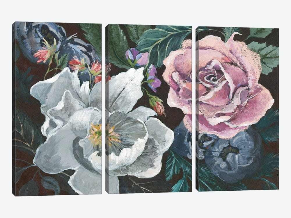 Floral Grandeur by Jacob Q 3-piece Canvas Wall Art