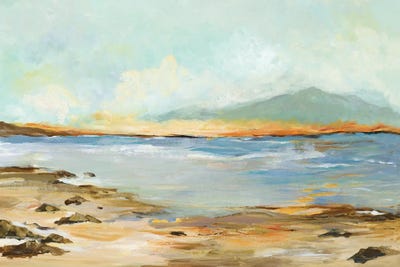 Sunset on the Sand by Jacob Q framed canvas print