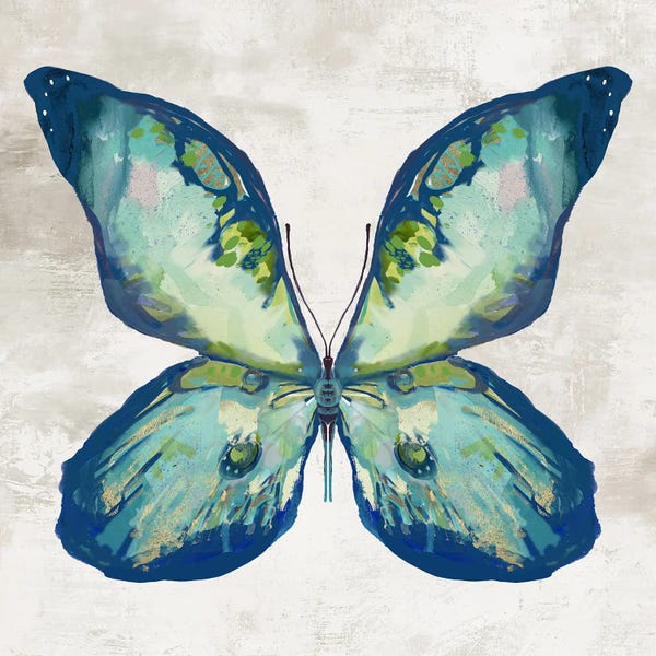 Jacob Q: Blue Flutter II by Jacob Q