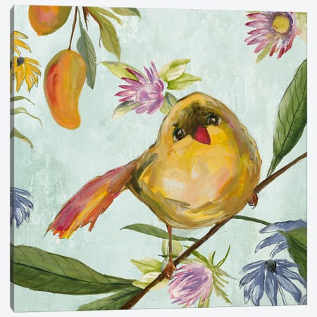 Exquisite Bird of the Tropics I Canvas Print #JCQ8} by Jacob Q Canvas Artwork