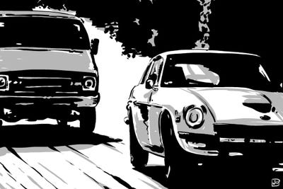 Driving II by Giuseppe Cristiano canvas print