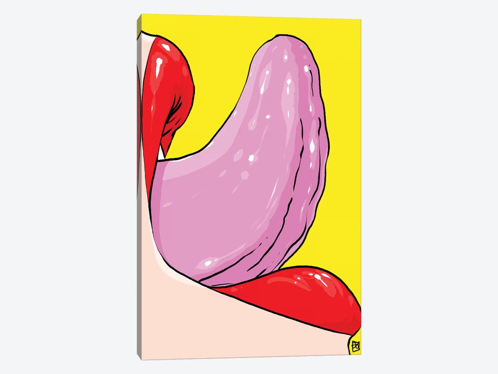 Tongue by Giuseppe Cristiano 1-piece Canvas Artwork