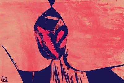 Tongues by Giuseppe Cristiano art print