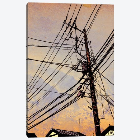Wires II Canvas Print #JCR132} by Giuseppe Cristiano Art Print