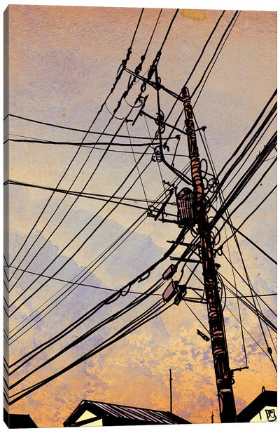 Wires II Canvas Art Print - Giuseppe Cristiano