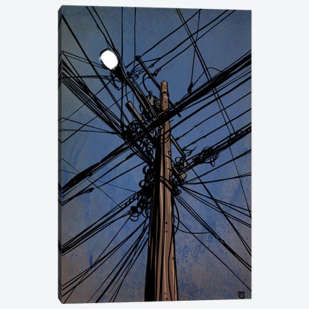 Wires III Canvas Print #JCR133} by Giuseppe Cristiano Canvas Print